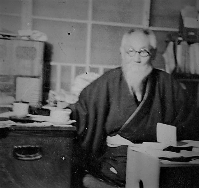許家が秘蔵する頭山満の写真、昭和十六年（一九四一年）五月十六日